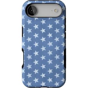 Casely iPhone 17 Air Case | Taupe on Nude | Compatible with MagSafe | Bold Protective Design(Coastal Blues | Denim Stars)