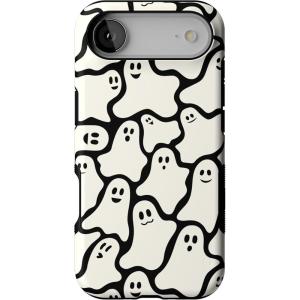 Casely iPhone 17 Air Case | Taupe on Nude | Compatible with MagSafe | Bold Protective Design(Don’t Ghost Me | Halloween)