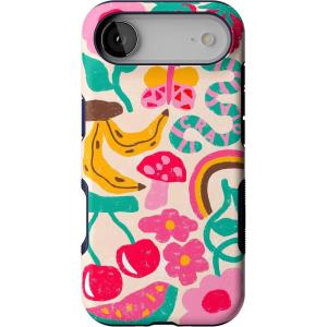 Casely iPhone 17 Air Case | Taupe on Nude | Compatible with MagSafe | Bold Protective Design(Doodle Bug | Crayola Crayon)