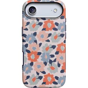 Casely iPhone 17 Air Case | Taupe on Nude | Compatible with MagSafe | Bold Protective Design(Field of Flowers | Pastel Floral)
