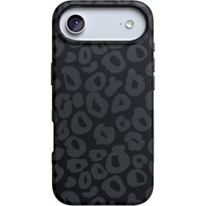 Casely iPhone 17 Air Case | Taupe on Nude | Compatible with MagSafe | Bold Protective Design(Into the Wild | Black Leopard)
