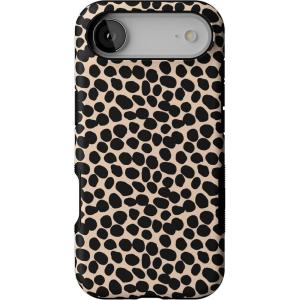 Casely iPhone 17 Air Case | Taupe on Nude | Compatible with MagSafe | Bold Protective Design(Lost in Spots | Cheetah Print)