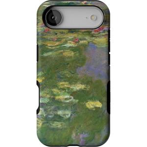 Casely iPhone 17 Air Case | Taupe on Nude | Compatible with MagSafe | Bold Protective Design(Monet’s Water Lilies | The Met Museum)