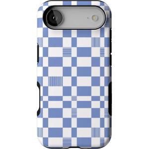 Casely iPhone 17 Air Case | Taupe on Nude | Compatible with MagSafe | Bold Protective Design(Reality Check | Periwinkle)