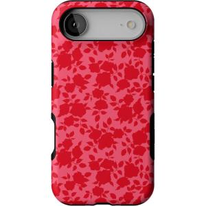 Casely iPhone 17 Air Case | Taupe on Nude | Compatible with MagSafe | Bold Protective Design(Rose Garden | Red Aesthetic)