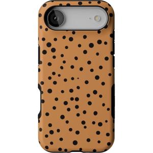 Casely iPhone 17 Air Case | Taupe on Nude | Compatible with MagSafe | Bold Protective Design(Spot On | Dotted Animal)