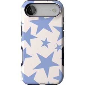 Casely iPhone 17 Air Case | Taupe on Nude | Compatible with MagSafe | Bold Protective Design(Stars Align | Blue & White Stars)