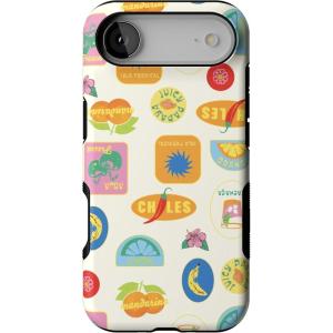 Casely iPhone 17 Air Case | Taupe on Nude | Compatible with MagSafe | Bold Protective Design(Stuck in Paradise | Dippin’ Daisy’s Tropical Vaca)