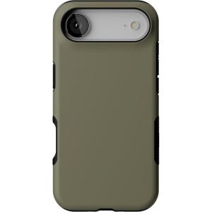 Casely iPhone 17 Air Case | Taupe on Nude | Compatible with MagSafe | Bold Protective Design(The Boyfriend Collection | Army Green)