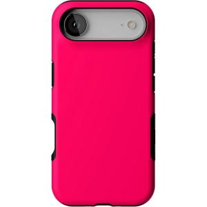 Casely iPhone 17 Air Case | Taupe on Nude | Compatible with MagSafe | Bold Protective Design(Think Pink | Solid Neon Pink)