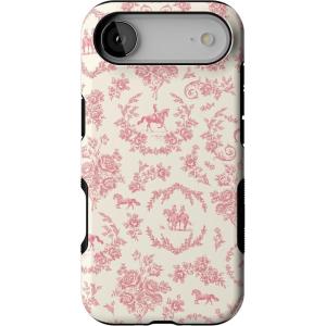 Casely iPhone 17 Air Case | Taupe on Nude | Compatible with MagSafe | Bold Protective Design(Western Bloom | Jenna Palek x Casely)