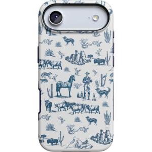 Casely iPhone 17 Air Case | Taupe on Nude | Compatible with MagSafe | Bold Protective Design(Wild West Adventure | Desert)