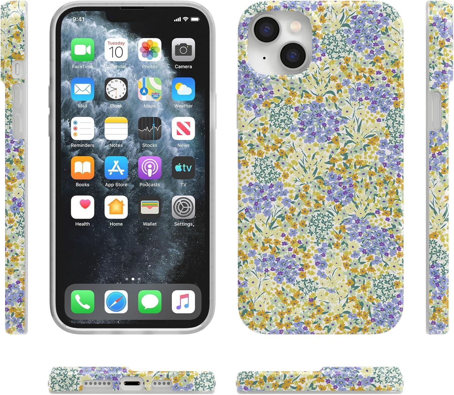 imageCasely iPhone 14 Case  Hibiscus Blooms  Hawaiian Floral  Compatible with MagSafe  Classic Ultra Slim DesignDream Garden  Cottagecore