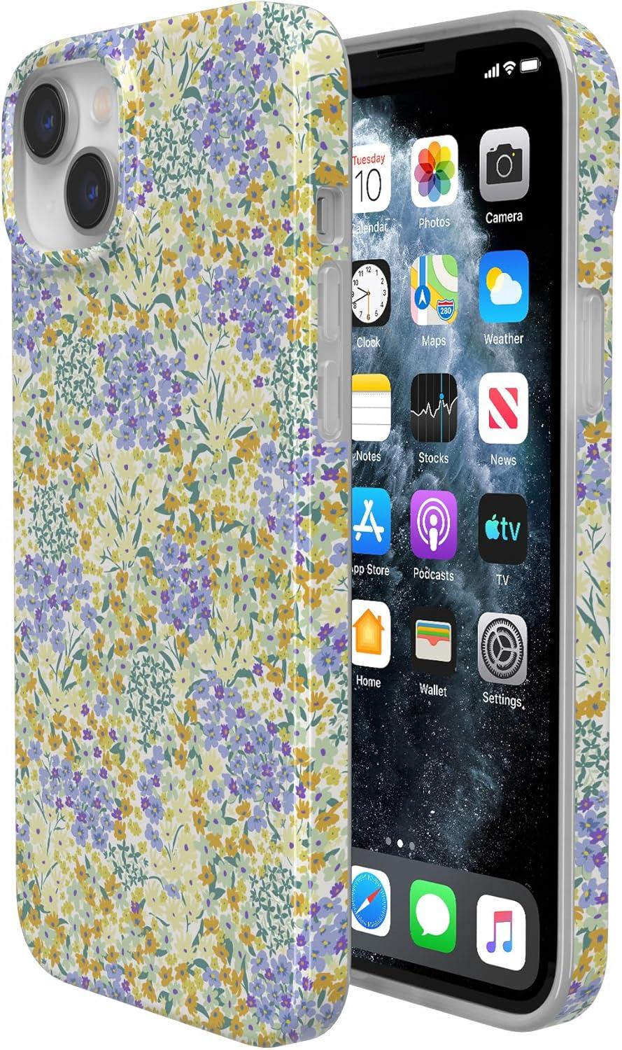 imageCasely iPhone 14 Case  Hibiscus Blooms  Hawaiian Floral  Compatible with MagSafe  Classic Ultra Slim DesignDream Garden  Cottagecore