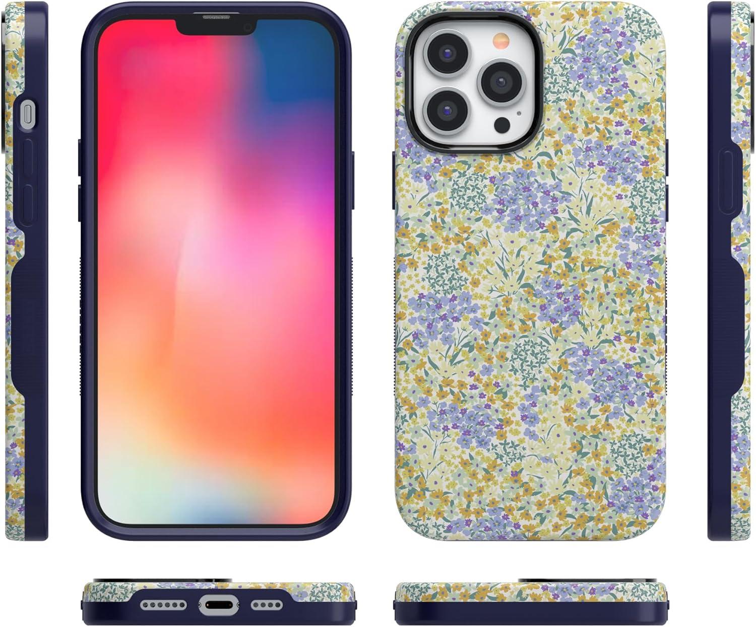 imageCasely iPhone 14 Pro Case  Opposites Attract  Day amp Night Mountains  Compatible with MagSafe  Bold Protective DesignDream Garden  Cottagecore