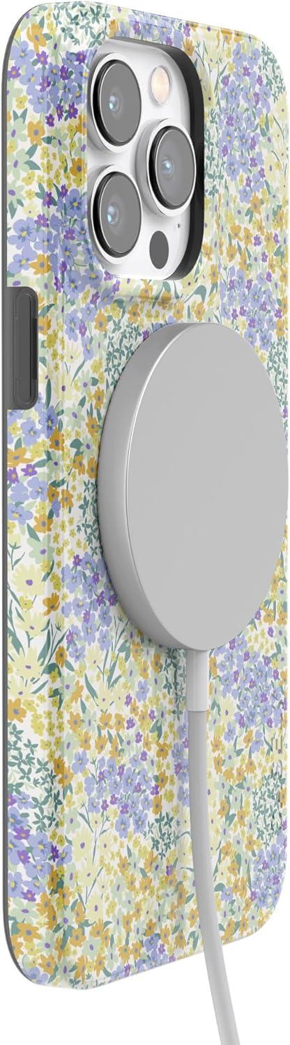 imageCasely iPhone 14 Pro Case  Sage Garden  Green Floral  Compatible with MagSafe  Classic UltraSlim Case DesignDream Garden  Cottagecore