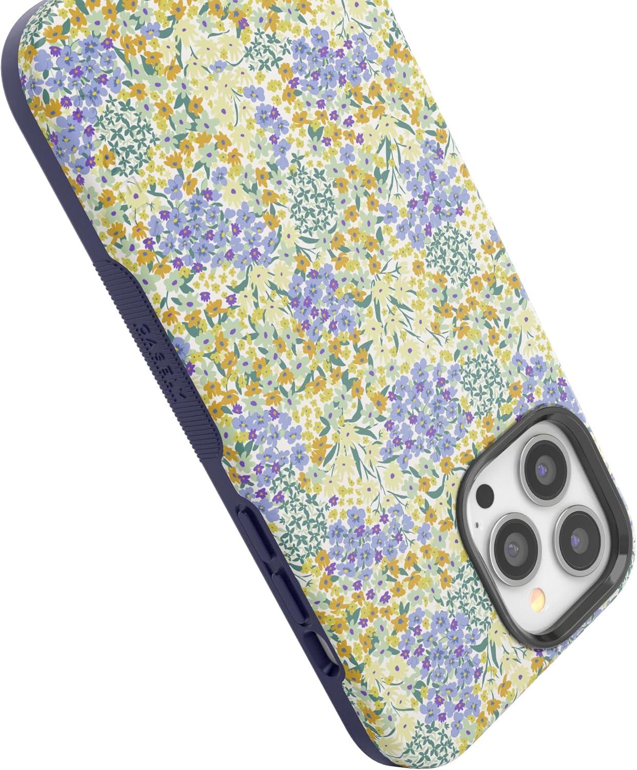 imageCasely iPhone 14 Pro Max Case  Nantucket Cottage  Blue Hydrangea  Compatible with MagSafe  Bold Protective DesignDream Garden  Cottagecore