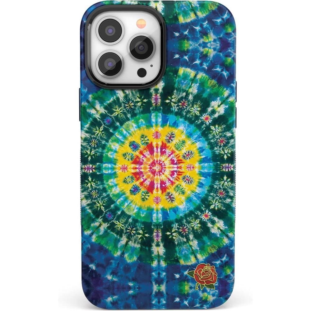 imageCasely iPhone 13 Pro Max Case  Field of Flowers  Pastel Floral  Compatible with MagSafe  Bold Protective DesignVeneta Tapestry  Grateful Dead Tie Dye
