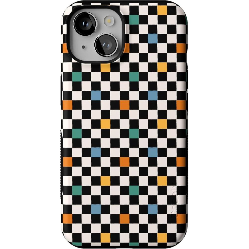 imageCasely iPhone 14 Case  Blue Awakening  Van Gogh Almond Blossom  Compatible with MagSafe  Bold Protective DesignOld Skool  Retro Checkerboard