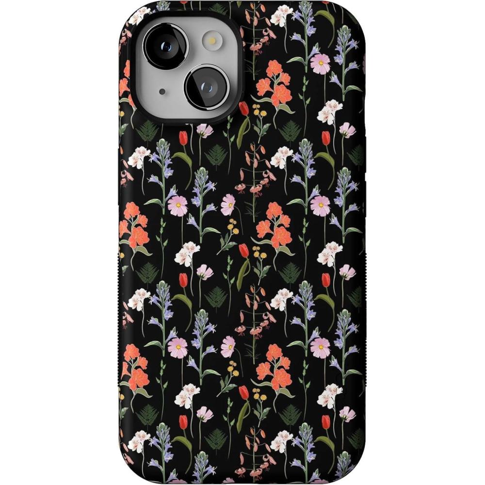 imageCasely iPhone 14 Case  Blue Awakening  Van Gogh Almond Blossom  Compatible with MagSafe  Bold Protective DesignSecret Garden  Mixed Floral