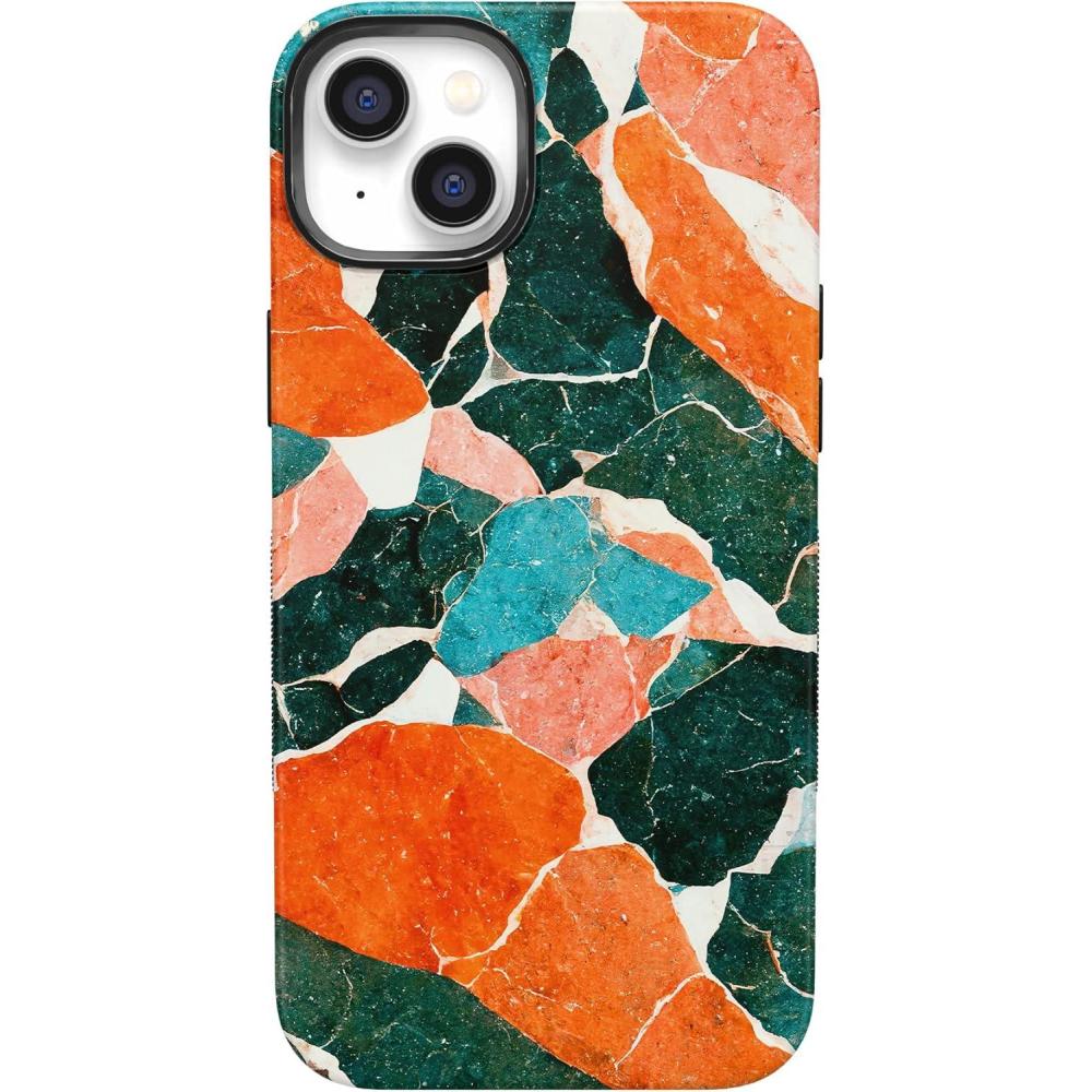 imageCasely iPhone 14 Case  Blue Awakening  Van Gogh Almond Blossom  Compatible with MagSafe  Bold Protective DesignYes  of Quartz  Sculpted Marble