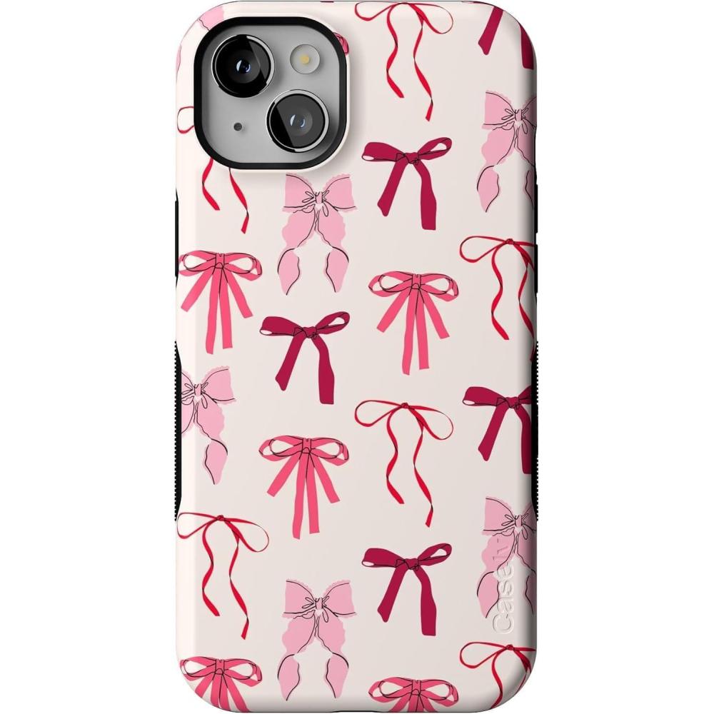 imageCasely iPhone 14 Plus Case  Cowgirl Canyon  FashionPass x Casely  Bold Protective Case Design  Compatible with MagSafeLover Girlie  Pink Bows