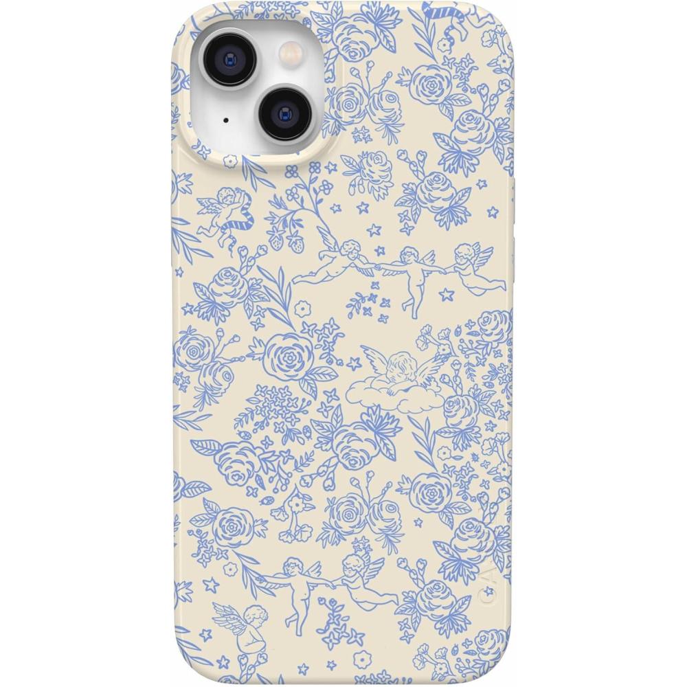 imageCasely iPhone 14 Plus Case  Palermo  Dippin Daisys Italian Coast  Compatible with MagSafeCupids Canvas  Periwinkle Floral
