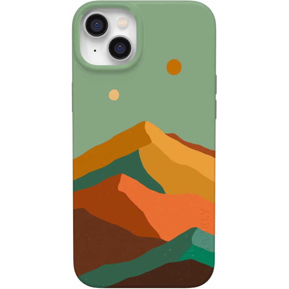 imageCasely iPhone 14 Plus Case  Palermo  Dippin Daisys Italian Coast  Compatible with MagSafeEndless Peaks  Colorblock Mountain