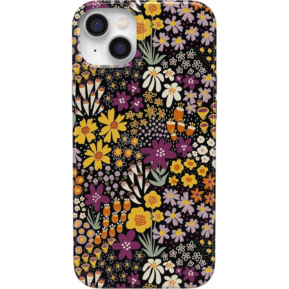 imageCasely iPhone 14 Plus Case  Palermo  Dippin Daisys Italian Coast  Compatible with MagSafeFalling for You  Plum Floral