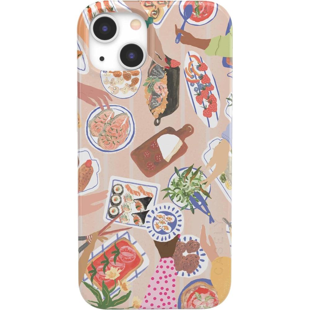 imageCasely iPhone 14 Plus Case  Palermo  Dippin Daisys Italian Coast  Compatible with MagSafePicnic Party  Painted Collage