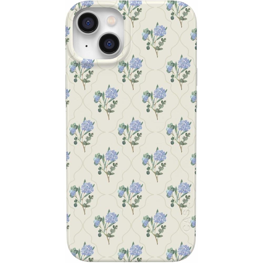 imageCasely iPhone 14 Plus Case  Palermo  Dippin Daisys Italian Coast  Compatible with MagSafeVintage Garden  Blue Hydrangea