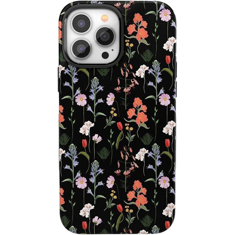 imageCasely iPhone 14 Pro Case  Opposites Attract  Day amp Night Mountains  Compatible with MagSafe  Bold Protective DesignSecret Garden  Mixed Floral