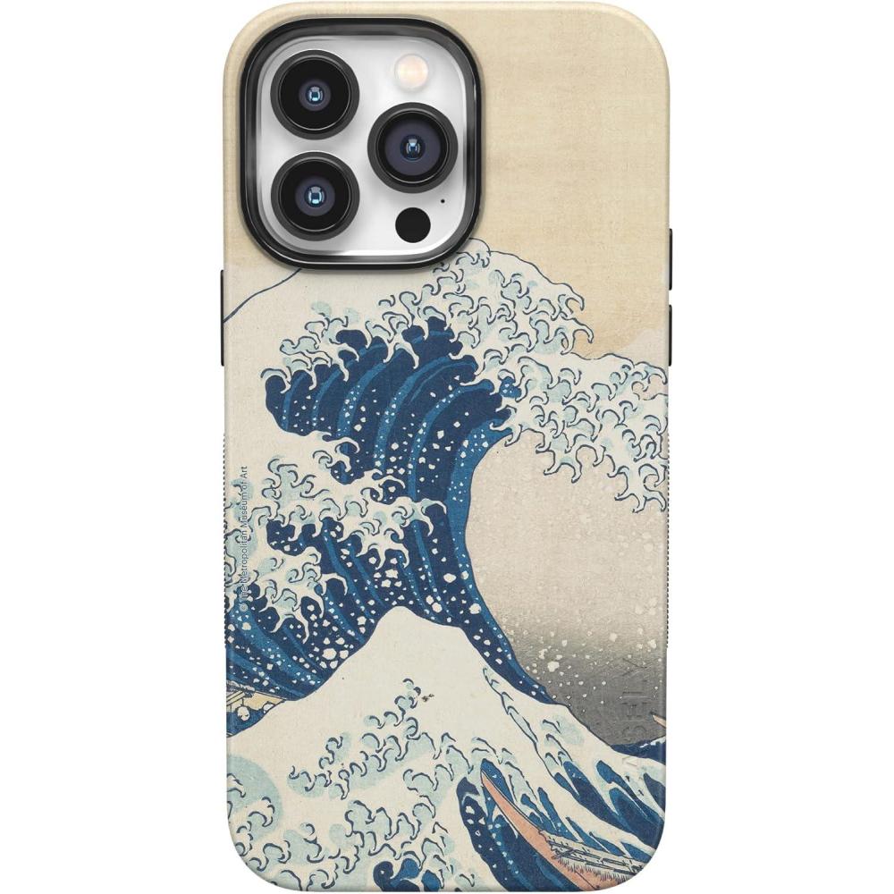 imageCasely iPhone 14 Pro Case  Opposites Attract  Day amp Night Mountains  Compatible with MagSafe  Bold Protective DesignThe Met Museum  The Great Wave