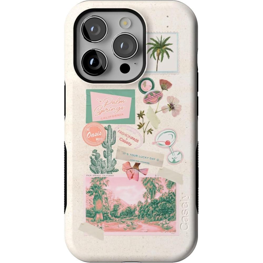 imageCasely iPhone 14 Pro Case  Opposites Attract  Day amp Night Mountains  Compatible with MagSafe  Bold Protective DesignVintage Vacay  FashionPass x Casely