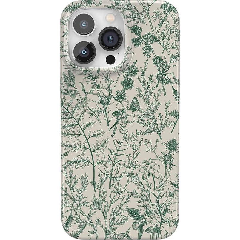 imageCasely iPhone 14 Pro Case  Sage Garden  Green Floral  Compatible with MagSafe  Classic UltraSlim Case DesignSage Garden  Green Floral Case