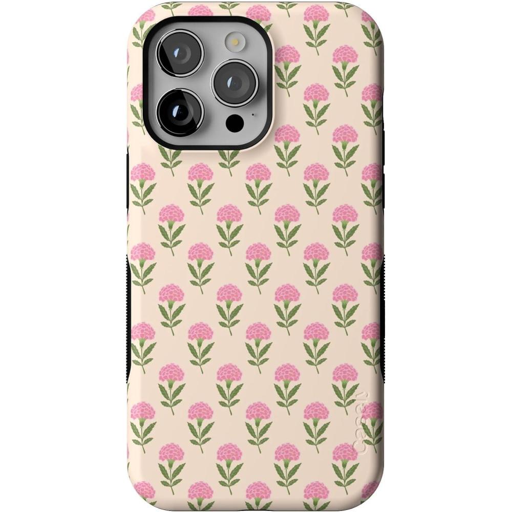 imageCasely iPhone 14 Pro Max Case  Nantucket Cottage  Blue Hydrangea  Compatible with MagSafe  Bold Protective DesignJennas Flowers  Fun on Weekdays