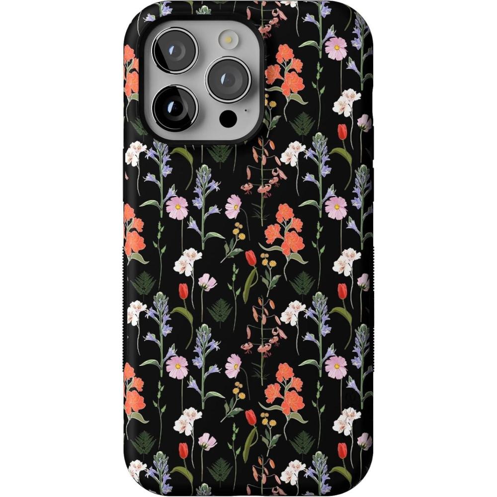 imageCasely iPhone 14 Pro Max Case  Nantucket Cottage  Blue Hydrangea  Compatible with MagSafe  Bold Protective DesignSecret Garden  Mixed Floral
