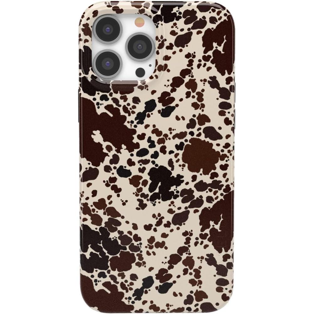 imageCasely iPhone 14 Pro Max Case  Not a Phase  Clear Flash Tattoo  Compatible with MagSafe  Classic Ultra Slim DesignCowgirl Envy  Cow Print