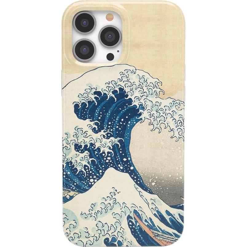 imageCasely iPhone 14 Pro Max Case  Not a Phase  Clear Flash Tattoo  Compatible with MagSafe  Classic Ultra Slim DesignThe Met Museum  The Great Wave