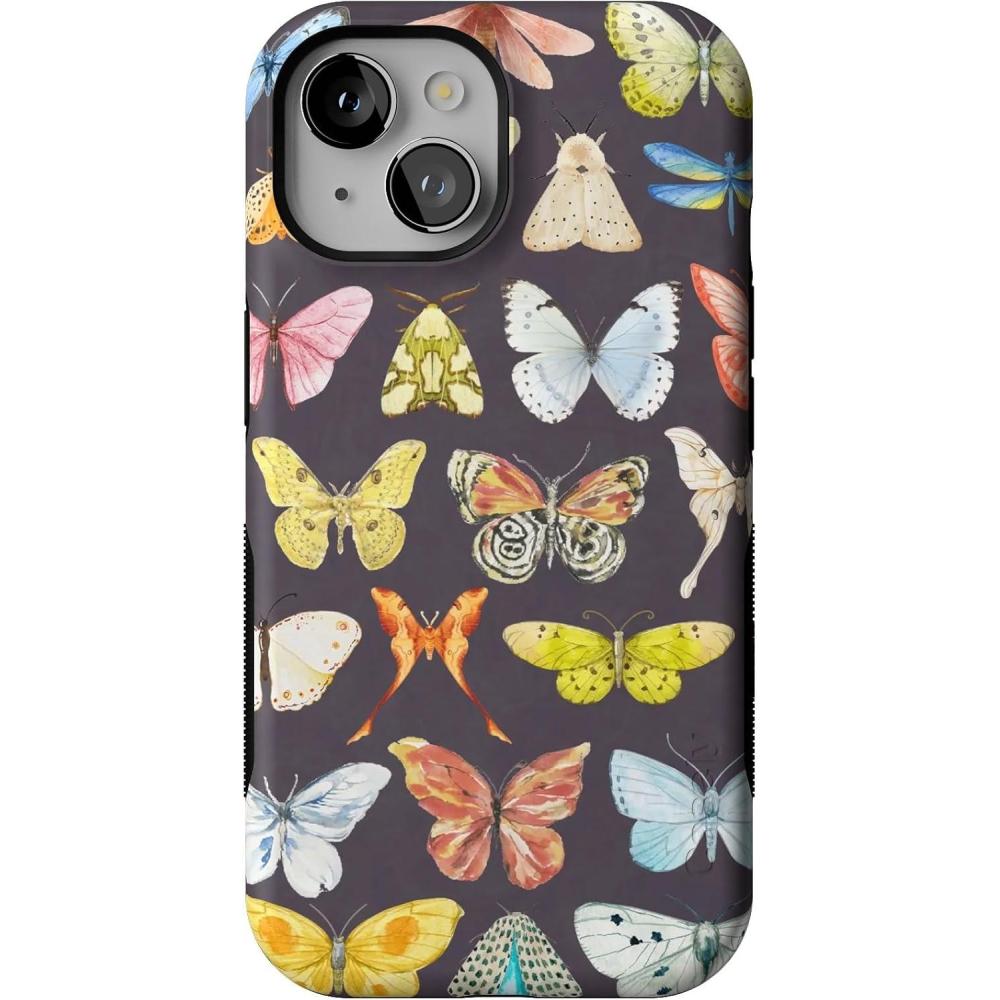 imageCasely iPhone 15 Case  Be Mine  Tiny Hearts  Bold Protective Design  Compatible with MagSafeMidnight Monarch  Jenna Palek x Casely