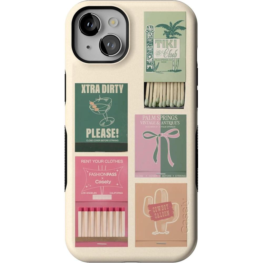 imageCasely iPhone 15 Case  Be Mine  Tiny Hearts  Bold Protective Design  Compatible with MagSafePerfect Match  FashionPass x Casely Case