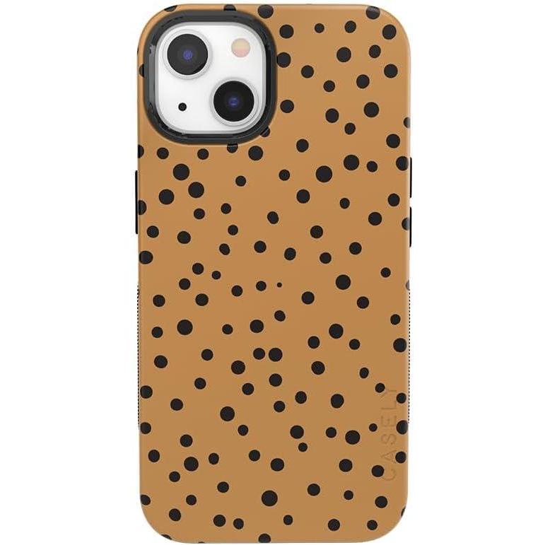 imageCasely iPhone 15 Case  Be Mine  Tiny Hearts  Bold Protective Design  Compatible with MagSafeSpot On  Dotted Animal