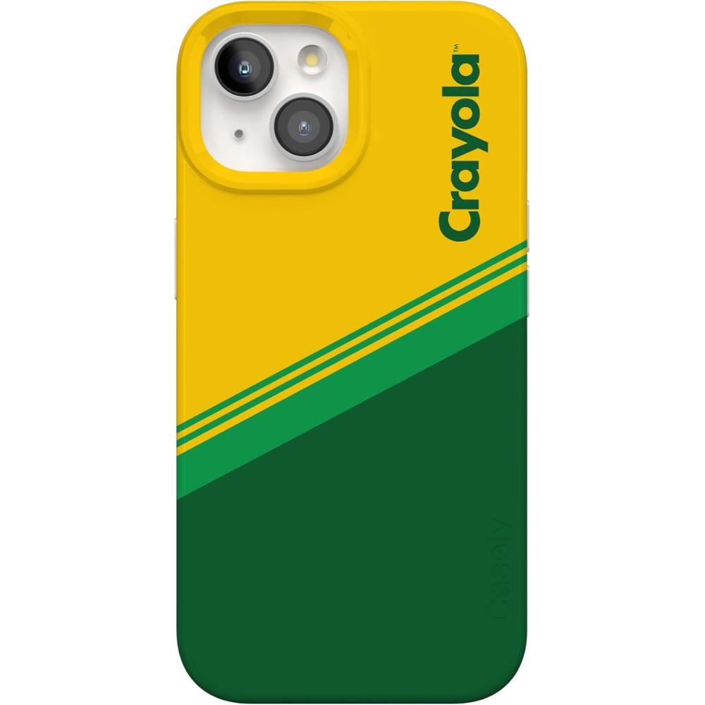 imageCasely iPhone 15 Case  Falling for You  Plum Floral  Compatible with MagSafe  Classic Ultra Slim DesignKeep It Classic  Crayola Crayon Box