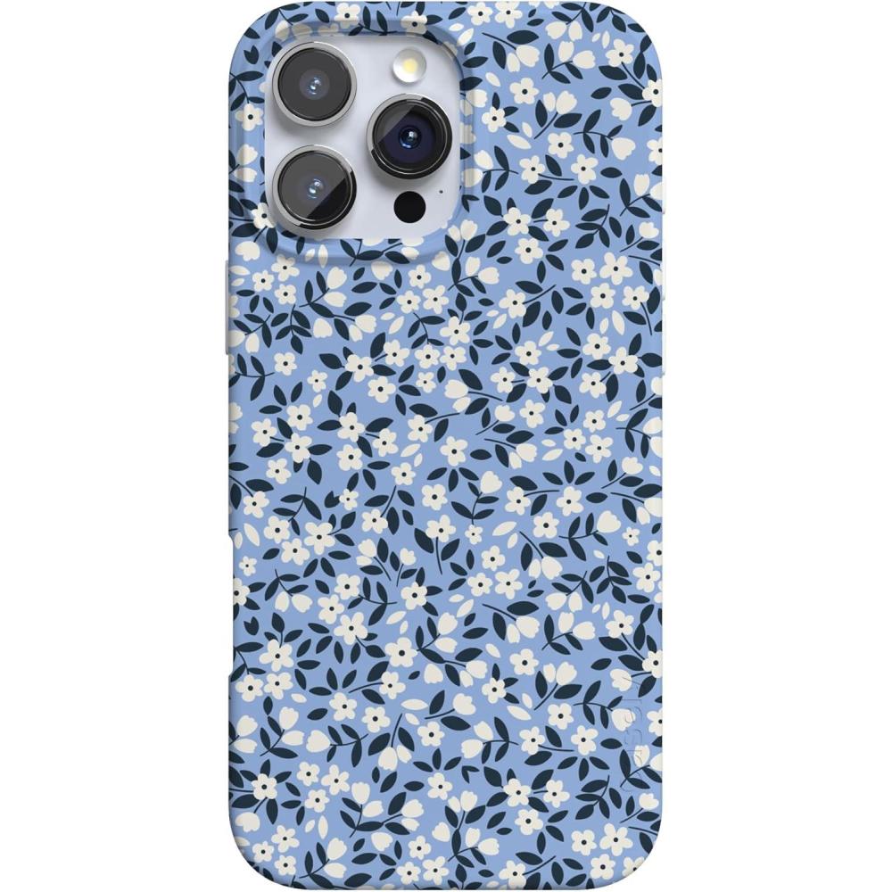 imageCasely iPhone 15 Pro Case  Mocha Ripple  Brown Waves  Compatible with MagSafe  Classic Ultra Slim DesignPicking Daisies  Cottagecore