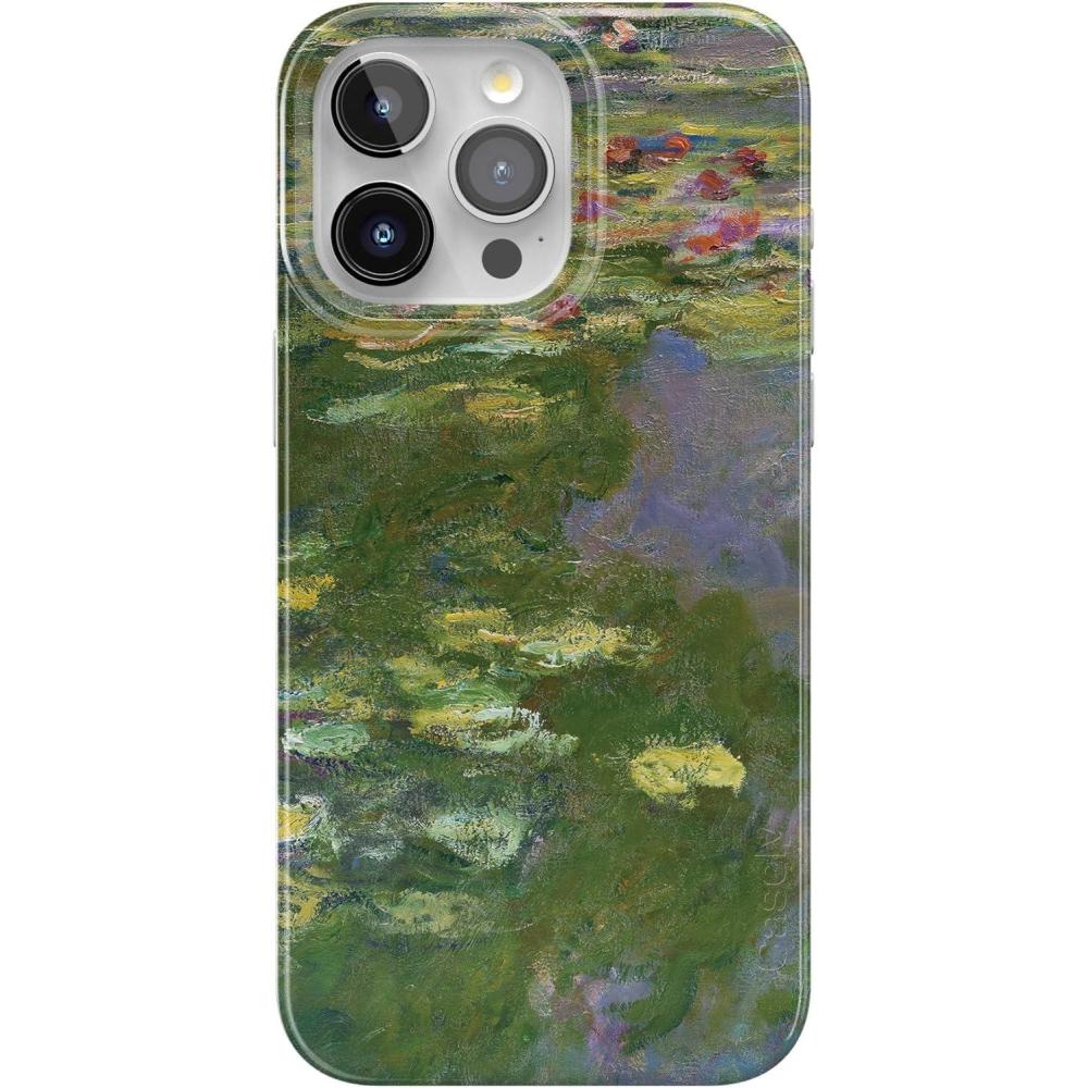 imageCasely iPhone 15 Pro Case  Mocha Ripple  Brown Waves  Compatible with MagSafe  Classic Ultra Slim DesignThe Met Museum  Monets Water Lilies