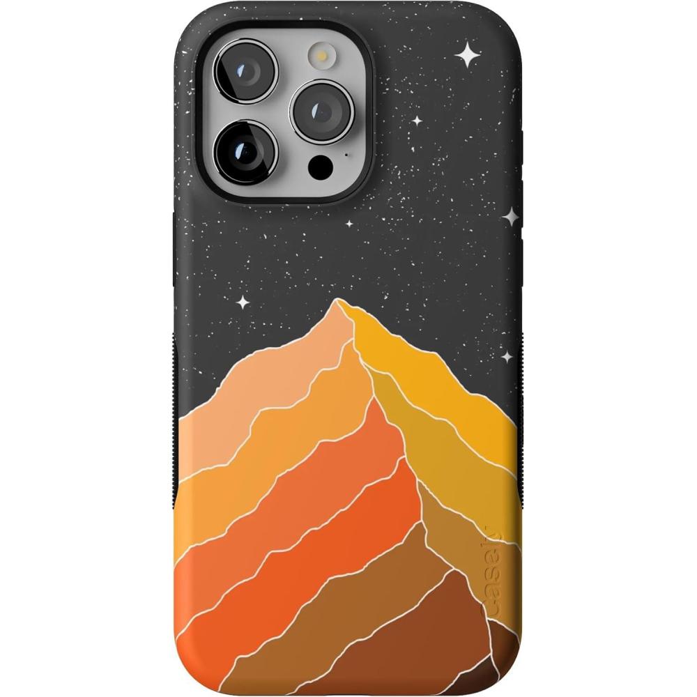 imageCasely iPhone 15 Pro Max Case  Kiwi Kiss  Matcha Green Shimmer Glitter  Bold Protective Design  Compatible with MagSafeNight Skies  Mountain Starlight