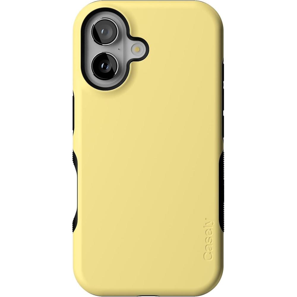 imageCasely iPhone 16 Case  Botanical Blooms  Floral Patchwork  Compatible with MagSafe  Bold Protective DesignButter Me Up  Butter Yellow