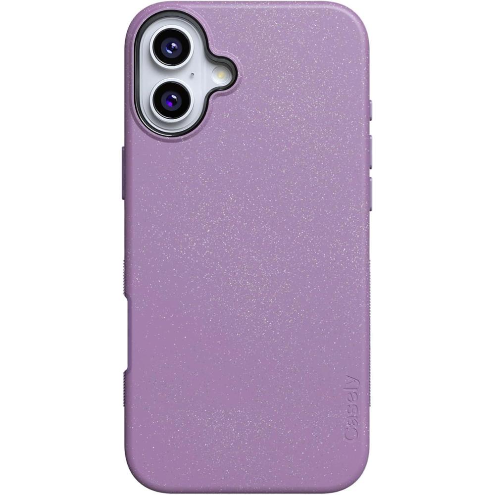 imageCasely iPhone 16 Case  Botanical Blooms  Floral Patchwork  Compatible with MagSafe  Bold Protective DesignLavender Waves  Purple Shimmer
