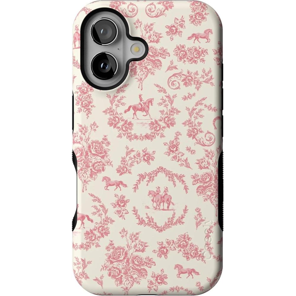 imageCasely iPhone 16 Case  Botanical Blooms  Floral Patchwork  Compatible with MagSafe  Bold Protective DesignWestern Bloom  Jenna Palek x Casely