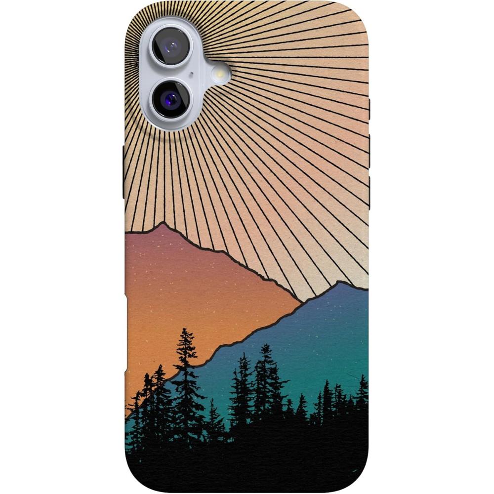 imageCasely iPhone 16 Case  Van Gogh  Head of a Skeleton with a Burning Cigarette Phone  Classic UltraSlim Design  Compatible with MagSafeGolden Hour  Mountain Sunset